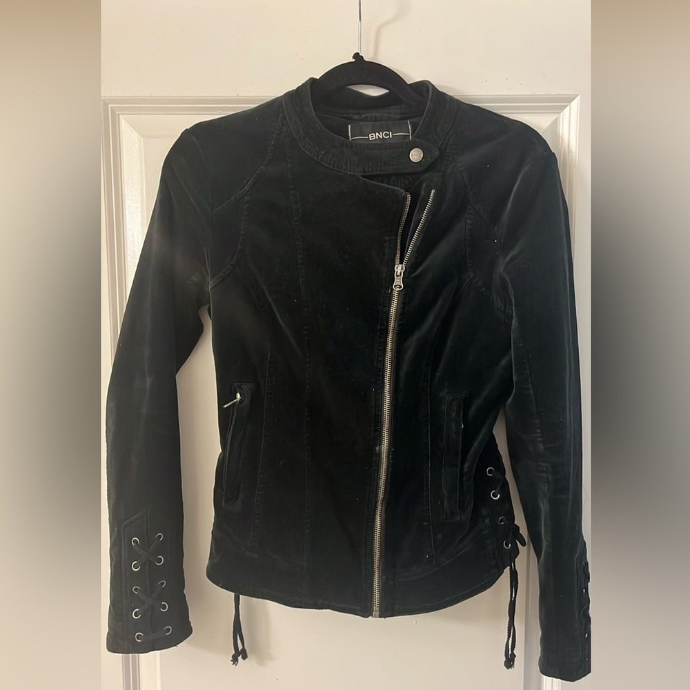 Velvet fitted jacket